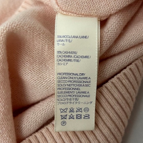 Rebecca Minkoff Womens Small Pink Wool Cashmere Blend Boat‎ Neck Sweater - Picture 4 of 6